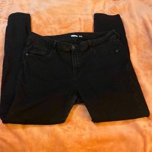 Old Navy Black Size 16 Skinny Jean used condition